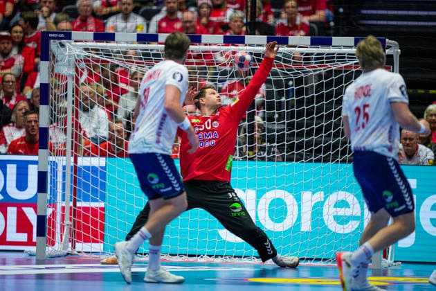 Handball European Championship 2026 Germany Norway Herning, Denmark 20260124 Goalkeeper Torbjorn Bergerud during the European Championship handball match between Germany and Norway at the Boxen arena in Herning Photo Stian Lysberg Solum NTB Herning Denmark EDITORIAL USE ONLY RESTRICTED USE FOR BETTING COMPANIES  Copyright: xStianxLysbergxSolumx xNTBx