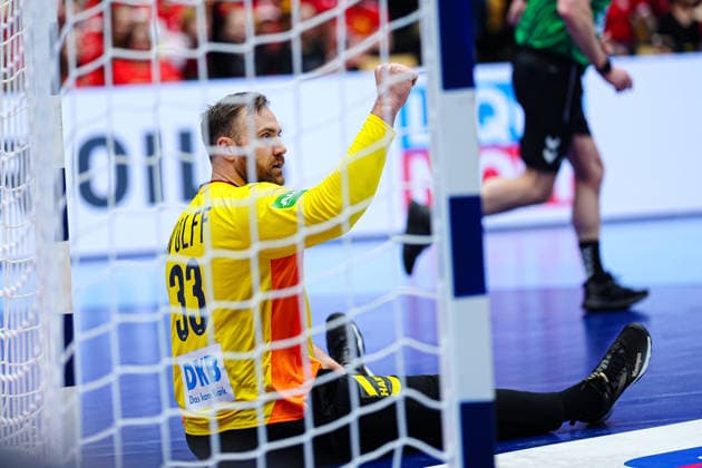 Andreas Wolff Germany, 33 DEN, Germany vs Norway, Handball, EHF European Championship 2026, Main Round, Matchday 2, 24 01 2026 DEN, Germany vs Norway, Handball, EHF European Championship 2026, Main Round, Matchday 2, 24 01 2026 Herning Copyright: xEibner-Pressefoto MarcelxvonxFehrnx EP_MFN