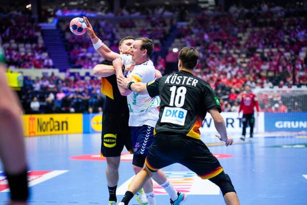Handball European Championship 2026 Germany Norway Herning, Denmark 20260124 Sander Sagosen during the European Championship handball match between Germany and Norway at Boxen arena in Herning Photo Stian Lysberg Solum NTB Herning Denmark EDITORIAL USE ONLY RESTRICTED USE FOR BETTING COMPANIES  Copyright: xStianxLysbergxSolumx xNTBx