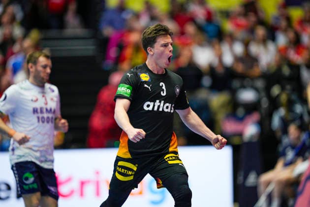 Handball European Championship 2026 Germany Norway Herning, Denmark 20260124 Germany s Nils Lichtlein during the European Championship handball match between Germany and Norway at the Boxen arena in Herning Photo Stian Lysberg Solum NTB Herning Denmark EDITORIAL USE ONLY RESTRICTED USE FOR BETTING COMPANIES  Copyright: xStianxLysbergxSolumx xNTBx