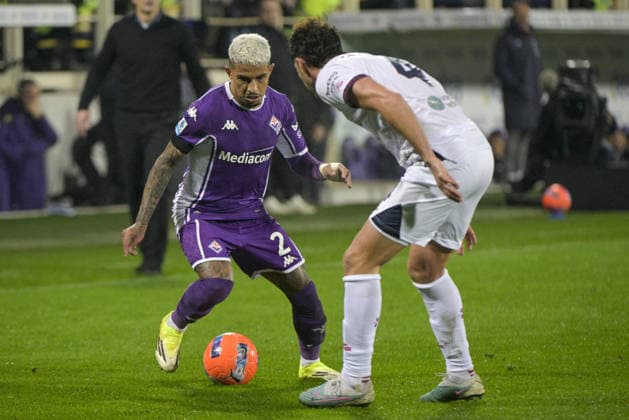 CALCIO - Serie A - ACF Fiorentina vs Cagliari Calcio MANOR SOLOMON during ACF Fiorentina vs Cagliari Calcio, Italian soccer Serie A match in Florence, Italy, January 24 2026 Florence Italy  Copyright: xIPAxSport ABACAx
