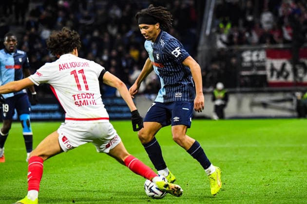 FOOTBALL : AC Le Havre vs AS Monaco - Ligue 1 McDonald s - JournÃ e 19 - 24 01 2026 Enzo Koffi (AC Le Havre) Le HavreFrance  Copyright: xBaptistexAutissierx