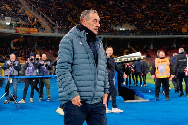 coach Maurizio Sarri of SS Lazio during US Lecce vs SS Lazio, Italian soccer Serie A match in Lecce, Italy, January 24 2026  Copyright: xEmmanuelexMastrodonato IPAxSportx xipa-agency.netx xx IPA_70513853 IPA_Agency_IPA70513853