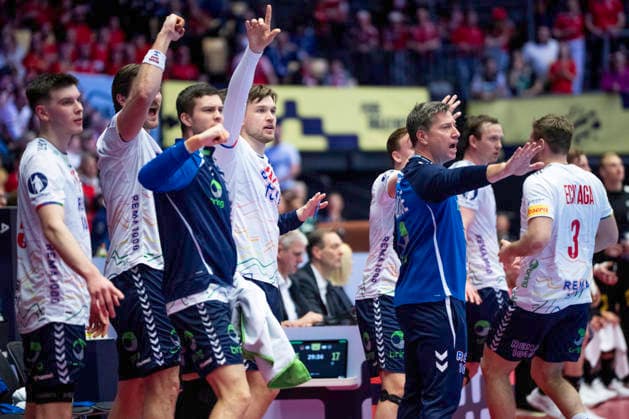 European Men s Handball Championship Germany Norway Norway s national coach Jonas Wille reacts during the men s handball match between Germany and Norway in EHF Euro 2026 group B at Jyske Bank Boxen in Herning, Saturday, January 24, 2026 Photo Bo Amstrup Ritzau Scanpix , Herning Denmark Mors  Copyright: BoxAmrstrupx xRitzauxScanpix BoxAmstrupx spdk20260124-211303-L
