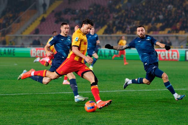 Santiago Pierotti of US Lecce during US Lecce vs SS Lazio, Italian soccer Serie A match in Lecce, Italy, January 24 2026  Copyright: xEmmanuelexMastrodonato IPAxSportx xipa-agency.netx xx IPA_70514087 IPA_Agency_IPA70514087