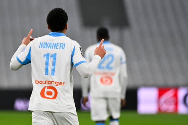 Olympique de Marseille v RC Lens - Ligue 1 McDonald s 2025 2026 11 Ethan NWANERI (om) during the Ligue 1 McDonald s match between Marseille and Lens at Stade Velodrome on January 24, 2026 in Marseille, France. Marseille France  Copyright: xFEPx 776348261