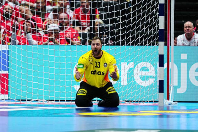 Andreas Wolff Germany, 33 wuetend DEN, Germany vs Norway, Handball, EHF European Championship 2026, Main Round, Matchday 2, 24 01 2026 DEN, Germany vs Norway, Handball, EHF European Championship 2026, Main Round, Matchday 2, 24 01 2026 Herning Copyright: xEibner-Pressefoto MarcelxvonxFehrnx EP_MFN