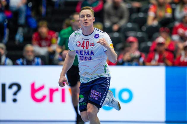 Handball European Championship 2026 Germany Norway Herning, Denmark 20260124 August Pedersen during the European Championship handball match between Germany and Norway at the Boxen arena in Herning Photo Stian Lysberg Solum NTB Herning Denmark EDITORIAL USE ONLY RESTRICTED USE FOR BETTING COMPANIES  Copyright: xStianxLysbergxSolumx xNTBx