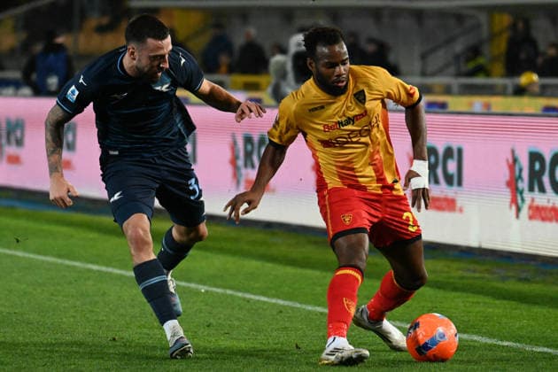 Coulibaly Lassana (Us Lecce) against Matias Vecino (SS Lazio) during US Lecce vs SS Lazio, Italian soccer Serie A match in Lecce, Italy, January 24 2026  Copyright: xPasqualexGolia IPAxSportx xipa-agency.netx xx IPA_70515351 IPA_Agency_IPA70515351
