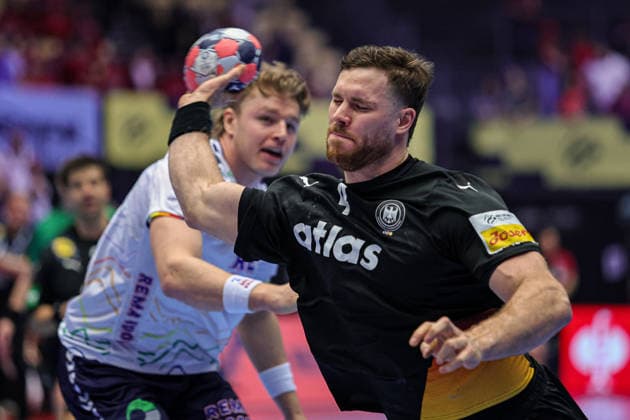 4Golla, Johannes in action Match between NORWAY VS GERMANY valid for Men s EHF EURO 2026 at Jyske Bank Boxen in Herning on 24 January 2026. Herning Jyske Bank Boxen Herning Denmark Copyright: xIMAGOx xPRIMExSPORTSxIMAGESx xANGELOxMOREIRAx