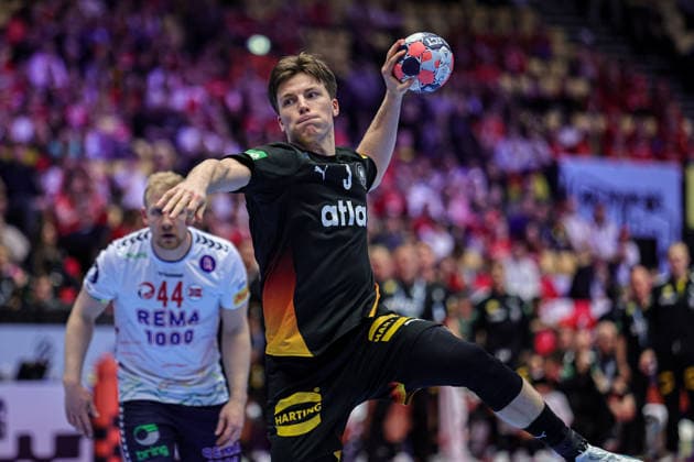 3Lichtlein, Nils in action Match between NORWAY VS GERMANY valid for Men s EHF EURO 2026 at Jyske Bank Boxen in Herning on 24 January 2026. Herning Jyske Bank Boxen Herning Denmark Copyright: xIMAGOx xPRIMExSPORTSxIMAGESx xANGELOxMOREIRAx
