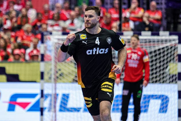 4Golla, Johannes in action Match between NORWAY VS GERMANY valid for Men s EHF EURO 2026 at Jyske Bank Boxen in Herning on 24 January 2026. Herning Jyske Bank Boxen Herning Denmark Copyright: xIMAGOx xPRIMExSPORTSxIMAGESx xANGELOxMOREIRAx