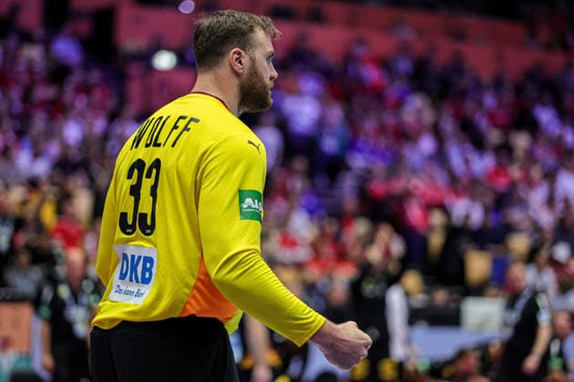 33Wolff, Andreas in action Match between NORWAY VS GERMANY valid for Men s EHF EURO 2026 at Jyske Bank Boxen in Herning on 24 January 2026. Herning Jyske Bank Boxen Herning Denmark Copyright: xIMAGOx xPRIMExSPORTSxIMAGESx xANGELOxMOREIRAx