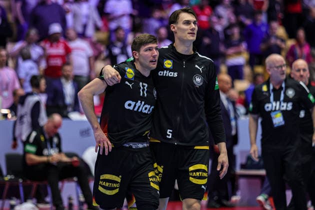 GERMANY TEAM AFTER THE Match between NORWAY VS GERMANY valid for Men s EHF EURO 2026 at Jyske Bank Boxen in Herning on 24 January 2026. Herning Jyske Bank Boxen Herning Denmark Copyright: xIMAGOx xPRIMExSPORTSxIMAGESx xANGELOxMOREIRAx