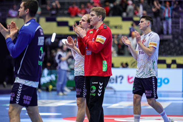 NORWAY TEAM AFTER THE Match between NORWAY VS GERMANY valid for Men s EHF EURO 2026 at Jyske Bank Boxen in Herning on 24 January 2026. Herning Jyske Bank Boxen Herning Denmark Copyright: xIMAGOx xPRIMExSPORTSxIMAGESx xANGELOxMOREIRAx
