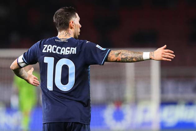 Mattia Zaccagni SS Lazio gestures during the serie A match between US Lecce and SS Lazio at Ettore Giardiniero - Via del Mare stadium in Lecce (Italy), January 24, 2026. massimilianoxcarnabuci