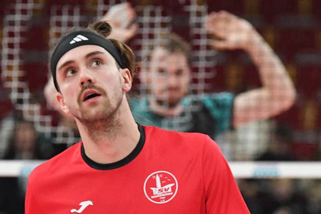 Josef Günther Warnemünde,5 Portrait, Portrait, 24 01 2026, Düren Germany , Volleyball, 1 Bundesliga Men, SWD Powervolleys Düren Warnemünde xmhx