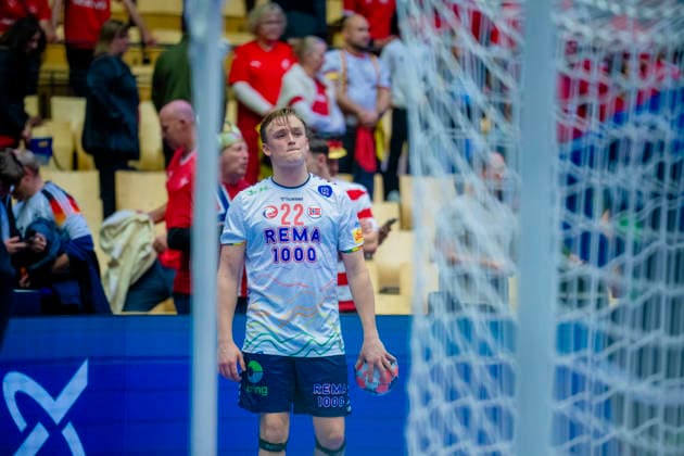Handball European Championship 2026 Germany Norway Herning, Denmark 20260124 Tobias Grondahl after the European Championship handball match between Germany and Norway in the Boxen arena in Herning Photo Stian Lysberg Solum NTB Herning Denmark EDITORIAL USE ONLY RESTRICTED USE FOR BETTING COMPANIES  Copyright: xStianxLysbergxSolumx xNTBx