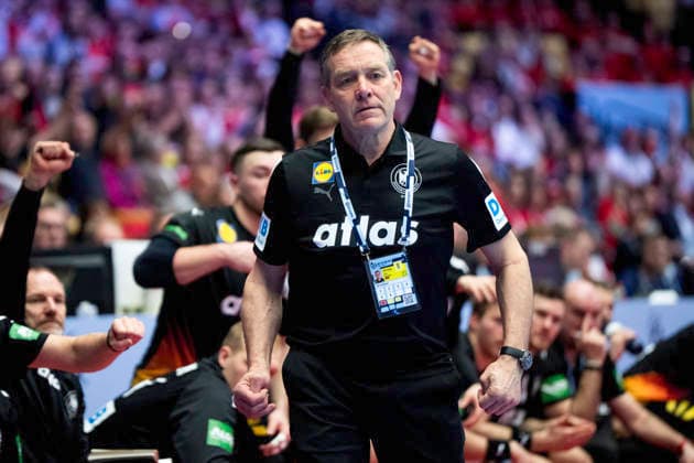 EM Men s Handball Germany Norway Germany s national coach Alfred Gislason reacts during the men s handball match between Germany and Norway in EHF Euro 2026 group B at Jyske Bank Boxen in Herning, Saturday, January 24, 2026 Photo Bo Amstrup Ritzau Scanpix , Herning Denmark Mors  Copyright: BoxAmrstrupx xRitzauxScanpix BoxAmstrupx spdk20260124-224145-L