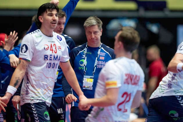 European Men s Handball Championship Germany Norway Norway s national coach Jonas Wille reacts during the men s handball match between Germany and Norway in EHF Euro 2026 group B at Jyske Bank Boxen in Herning, Saturday, January 24, 2026 Photo Bo Amstrup Ritzau Scanpix , Herning Denmark Mors  Copyright: BoxAmrstrupx xRitzauxScanpix BoxAmstrupx spdk20260124-223324-L