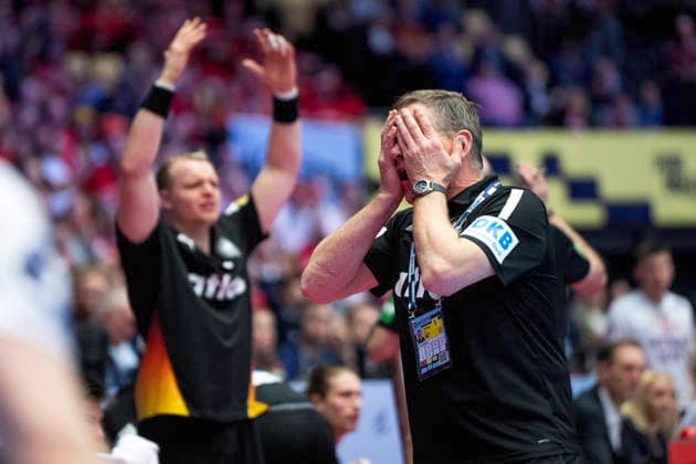 Men s European Handball Championship Germany Norway Germany s national coach Alfred Gislason reacts during the men s handball match between Germany and Norway in EHF Euro 2026 group B at Jyske Bank Boxen in Herning, Saturday, January 24, 2026 Photo Bo Amstrup Ritzau Scanpix , Herning Denmark Mors  Copyright: BoxAmrstrupx xRitzauxScanpix BoxAmstrupx spdk20260124-223517-L