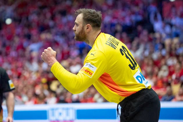 European Men s Handball Championship Germany Norway Germany s goalkeeper Andreas Wolff reacts after a save during the men s handball match between Germany and Norway in the EHF Euro 2026 Group B at Jyske Bank Boxen in Herning, Saturday, January 24, 2026 Photo Bo Amstrup Ritzau Scanpix , Herning Denmark Mors  Copyright: BoxAmrstrupx xRitzauxScanpix BoxAmstrupx spdk20260124-222458-L