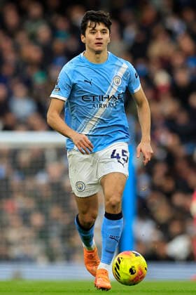 Manchester City v Wolverhampton Wanderers, Premier League Abdukodir Khusanov (45) of Manchester City runs with the ball during the Premier League match between Manchester City and Wolverhampton Wanderers at the Etihad Stadium, Manchester, UK on 24 January 2026. Manchester Etihad Stadium Manchester UK Editorial use only DataCo restrictions apply See www.football-dataco.com , Copyright: xConorxMolloyx PSI-23610-0163