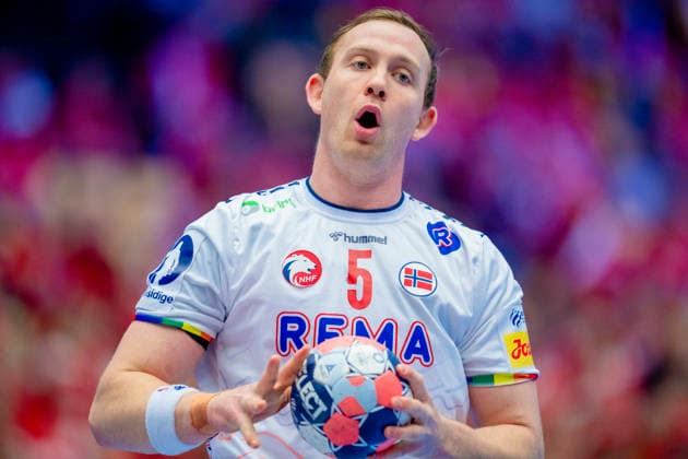 Handball European Championship 2026 Germany Norway Herning, Denmark 20260124 Sander Sagosen during the European Championship handball match between Germany and Norway at Boxen arena in Herning Photo Stian Lysberg Solum NTB Herning Denmark EDITORIAL USE ONLY RESTRICTED USE FOR BETTING COMPANIES  Copyright: xStianxLysbergxSolumx xNTBx