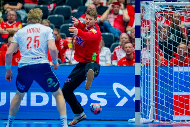 Handball European Championship 2026 Germany Norway Herning, Denmark 20260124 Torbjorn Bergerud during the European Championship handball match between Germany and Norway at the Boxen arena in Herning Photo Stian Lysberg Solum NTB Herning Denmark EDITORIAL USE ONLY RESTRICTED USE FOR BETTING COMPANIES  Copyright: xStianxLysbergxSolumx xNTBx