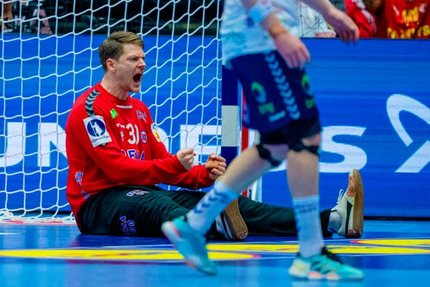 Handball European Championship 2026 Germany Norway Herning, Denmark 20260124 Torbjorn Bergerud during the European Championship handball match between Germany and Norway at the Boxen arena in Herning Photo Stian Lysberg Solum NTB Herning Denmark EDITORIAL USE ONLY RESTRICTED USE FOR BETTING COMPANIES  Copyright: xStianxLysbergxSolumx xNTBx