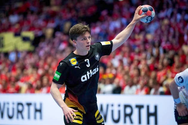 European Men s Handball Championship Germany Norway Germany s Nils Lichtlein in action during the men s handball match between Germany and Norway in EHF Euro 2026 Group B at Jyske Bank Boxen in Herning, Saturday, January 24, 2026 Photo Bo Amstrup Ritzau Scanpix , Herning Denmark Mors  Copyright: BoxAmrstrupx xRitzauxScanpix BoxAmstrupx spdk20260124-224252-L