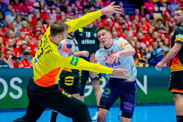 Handball European Championship 2026 Germany Norway Herning, Denmark 20260124 Patrick Anderson during the European Championship handball match between Germany and Norway at the Boxen arena in Herning Photo Stian Lysberg Solum NTB Herning Denmark EDITORIAL USE ONLY RESTRICTED USE FOR BETTING COMPANIES  Copyright: xStianxLysbergxSolumx xNTBx