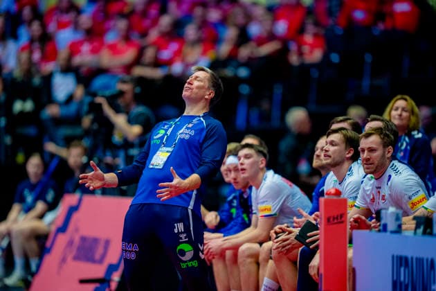 Handball European Championship 2026 Germany Norway Herning, Denmark 20260124 National team manager Jonas Wille during the European Championship handball match between Germany and Norway in the Boxen arena in Herning Photo Stian Lysberg Solum NTB Herning Denmark EDITORIAL USE ONLY RESTRICTED USE FOR BETTING COMPANIES  Copyright: xStianxLysbergxSolumx xNTBx