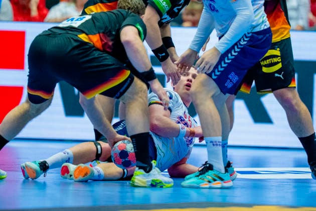 Handball European Championship 2026 Germany Norway Herning, Denmark 20260124 Sander Sagosen during the European Championship handball match between Germany and Norway at Boxen arena in Herning Photo Stian Lysberg Solum NTB Herning Denmark EDITORIAL USE ONLY RESTRICTED USE FOR BETTING COMPANIES  Copyright: xStianxLysbergxSolumx xNTBx