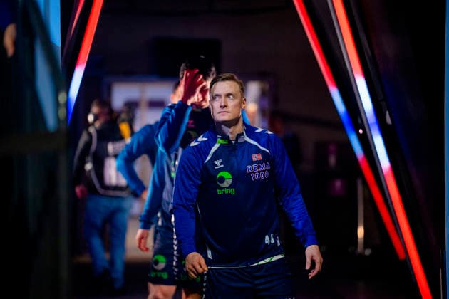 Handball European Championship 2026 Germany Norway Herning, Denmark 20260124 August Pedersen before the European Championship handball match between Germany and Norway in the Boxen arena in Herning Photo Stian Lysberg Solum NTB Herning Denmark EDITORIAL USE ONLY RESTRICTED USE FOR BETTING COMPANIES  Copyright: xStianxLysbergxSolumx xNTBx