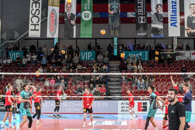Volleyball, warm-up, symbol photo, symbol image, icon, feature, detail, characteristic, 24 01 2026, Düren Germany , Volleyball, 1 Bundesliga Men, SWD Powervolleys Düren Warnemünde xmhx