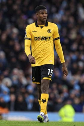 Manchester City v Wolverhampton Wanderers, Premier League Yerson Mosquera of Wolverhampton Wanderers during the Manchester City v Wolverhampton Wanderers Premier League match at the Etihad Stadium, Manchester, England on 24 January 2026 Credit: Ryan Crockett Every Second Media Editorial use only. All images are copyright Every Second Media Limited. No images may be reproduced without prior permission. All rights reserved. Premier League and Football League images are subject to licensing agreements with Football DataCo Limited. see https: www.football-dataco.com Copyright: xIMAGO EveryxSecondxMediax ESM-1769-0241 RyanxCrockettx xEveryxSecondxMediax