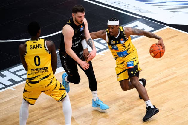Ludwigsburg, BBL 25 26 MHP Riesen Ludwigsburg vs Basketball Loewen Braunschweig Stefan Smith Ludwigsburg Ludwigsburg MHP Arena Baden Württemberg Germany