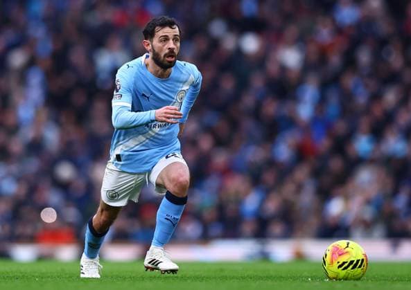 Bernardo Silva of Manchester City Manchester City v Wolverhampton Wanderers, Premier League, Football, Etihad Stadium, Manchester, UK - 24 Jan 2026Manchester Etihad Stadium United Kingdom EDITORIAL USE ONLY No use with unauthorised audio, video, data, fixture lists, club league logos or live services. Online in-match use limited to 120 images, no video emulation. No use in betting, games or single club league player publications.  Copyright: xMattxWest Shutterstockx 16425986bo