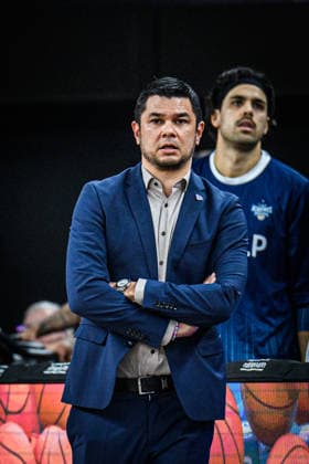 Neu Ulm, Germany, 24 01 26 Head Coach Danny Jansson MLP Academics Heidelberg Looks on during the Basketball Bundesliga match between ratiopharm ulm vs MLP Academics Heidelberg at ratiopharm Arena on January 24, 2026 in Neu Ulm, Germany Photo by Harry Langer DeFodi Images ratiopharm Arena, Germany, 24 01 26 Head Coach Danny Jansson MLP Academics Heidelberg Looks on during the Basketball Bundesliga match between ratiopharm ulm vs MLP Academics Heidelberg at Neu Ulm on January 24, 2026 in ratiopharm Arena, Germany Photo by Harry Langer DeFodi Images Photo by Harry Langer DeFodi Images