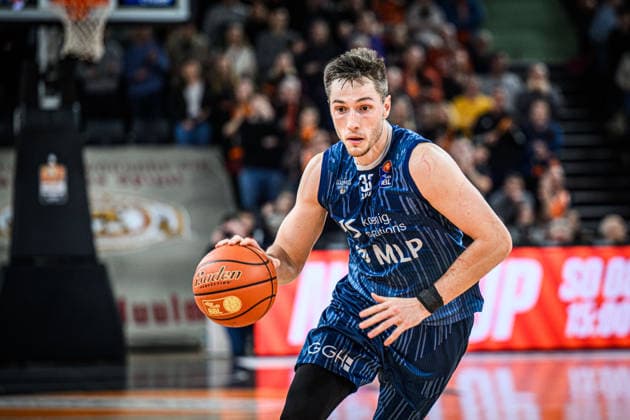 Neu Ulm, Germany, 24 01 26 Ryan Miksell MLP Academics Heidelberg in action, on the ball, single action during the Basketball Bundesliga match between ratiopharm ulm vs MLP Academics Heidelberg at ratiopharm Arena on January 24, 2026 in Neu Ulm, Germany Photo by Harry Langer DeFodi Images ratiopharm Arena, Germany, 24 01 26 Ryan Miksell MLP Academics Heidelberg controls the Ball during the Basketball Bundesliga match between ratiopharm ulm vs MLP Academics Heidelberg at Neu Ulm on January 24, 2026 in ratiopharm Arena, Germany Photo by Harry Langer DeFodi Images Photo by Harry Langer DeFodi Images