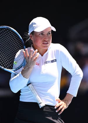 TENNIS AUSTRALIAN OPEN, Yulia Putintseva of Kazakhstan reacts during the Women™s 4th round match against Iva Jovic of the USA on day 8 of the 2026 Australian Open tennis tournament at Melbourne Park in Melbourne, Sunday, January 25, 2026. ( NO ARCHIVING MELBOURNE VICTORIA AUSTRALIA  Copyright: xJAMESxROSSx 20260125125588235308
