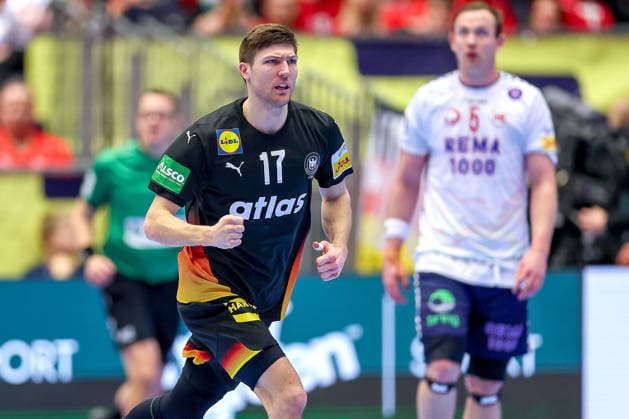 24 01 2026, Handball, Men s EHF EURO 2026, Germany Norway, Jyske Bank Boxen in Herning, Denmark, Main Round xxxxxxxxxxxxxxx Denmark