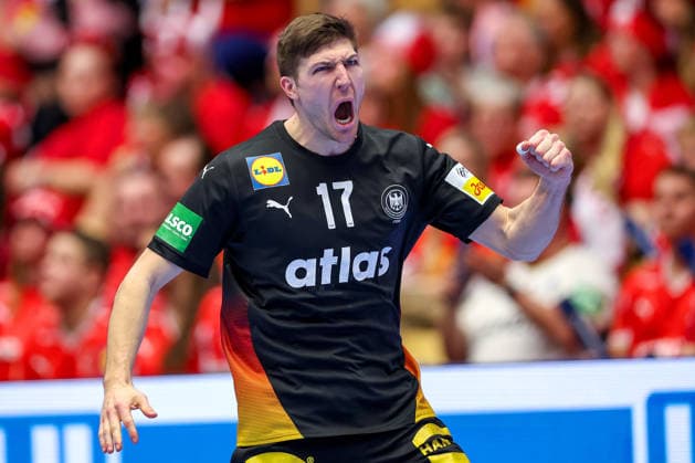 24 01 2026, Handball, Men s EHF EURO 2026, Germany Norway, Jyske Bank Boxen in Herning, Denmark, Main Round xxxxxxxxxxxxxxx Denmark