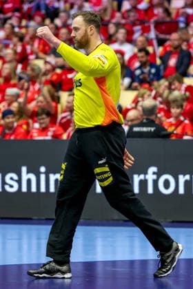24 01 2026, Handball, Men s EHF EURO 2026, Germany Norway, Jyske Bank Boxen in Herning, Denmark, Main Round xxxxxxxxxxxxxxx Denmark