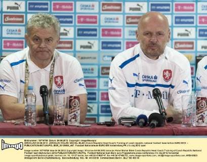 Football, EURO 2012, Training and Press Conference Czech Republic