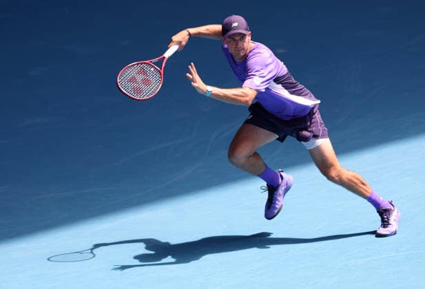 Tommy Paul of USA in action Australian Open tennis tournament, Day Eight, Melbourne Park, Australia - 25 Jan 2026Melbourne Melbourne Park Victoria (VIC) Australia  Copyright: xEllaxLing Shutterstockx 16380468aa