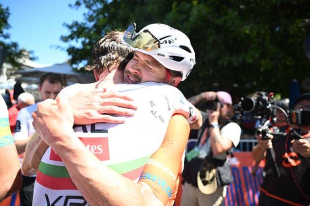25-01-2026 Tour Down Under; Tappa 05 Stirling - Stirling; 2026, Uae Emirates - Xrg; Vine, Jai; Oliveira, Ivo; Stirling; 