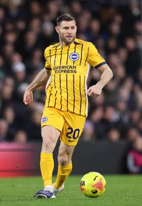 London, England, 24th January 2026. James Milner of Brighton during the Fulham vs Brighton and Hove Albion Premier League match at Craven Cottage, London. Picture credit should read: David Klein Sportimage EDITORIAL USE ONLY. No use with unauthorised audio, video, data, fixture lists, club league logos or live services. Online in-match use limited to 120 images, no video emulation. No use in betting, games or single club league player publications. SPI_035_DK_FULHAM_BRIGHTON SPI-4482-0027
