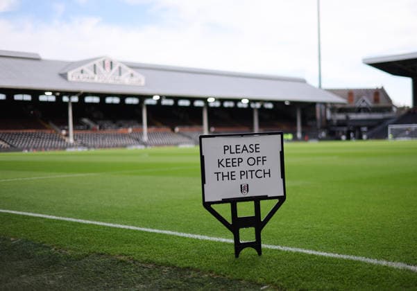 London, England, 24th January 2026. A general view of Craven Cottage during the Fulham vs Brighton and Hove Albion Premier League match at Craven Cottage, London. Picture credit should read: David Klein Sportimage EDITORIAL USE ONLY. No use with unauthorised audio, video, data, fixture lists, club league logos or live services. Online in-match use limited to 120 images, no video emulation. No use in betting, games or single club league player publications. SPI_043_DK_FULHAM_BRIGHTON SPI-4482-0035